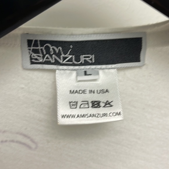 Mens vintage Ami Sanzuri Henley v neck T-shirt large - Picture 2 of 7